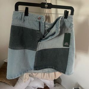 target jean skirt